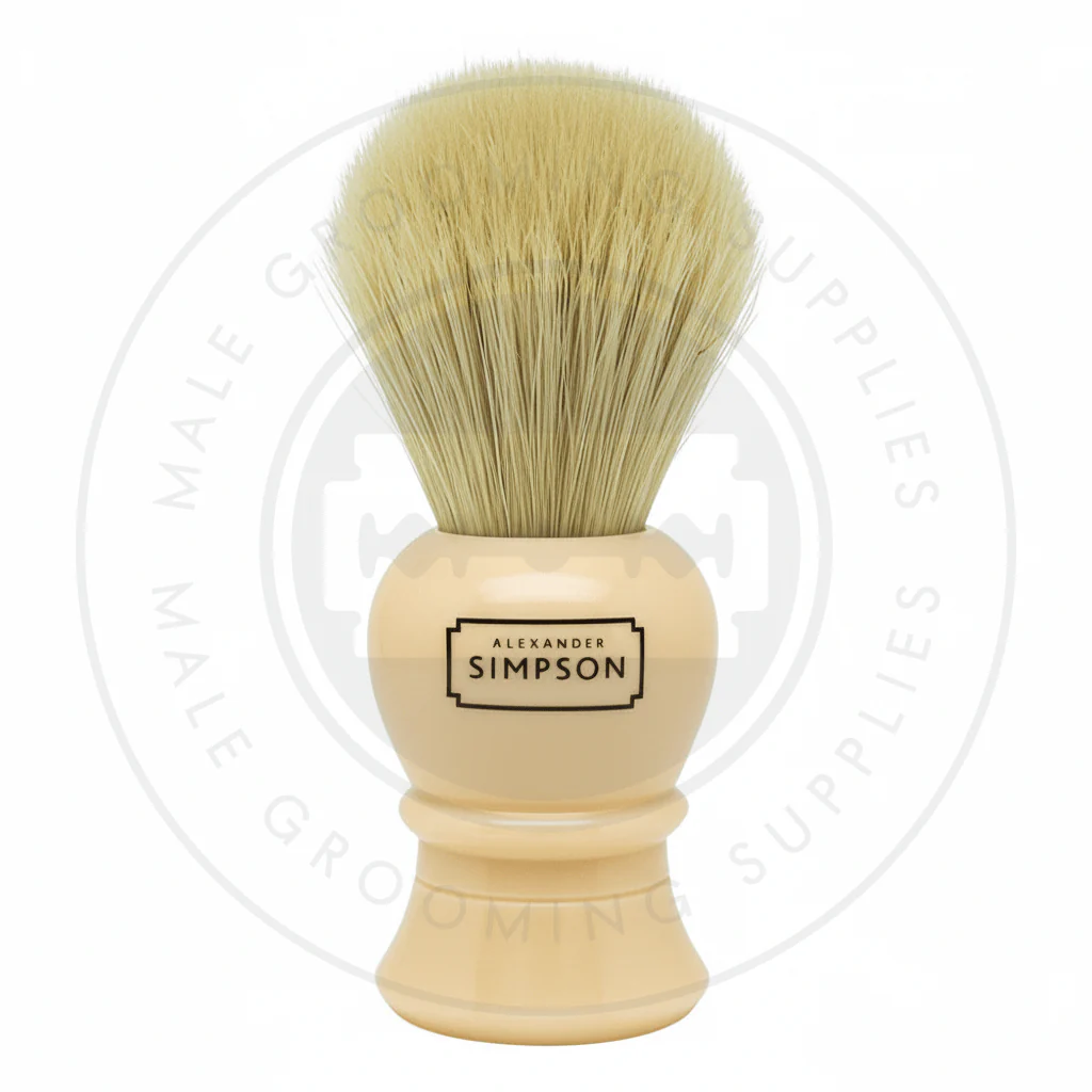 Alexander Simpson 'Farringdon' Boar Bristle Shaving Brush