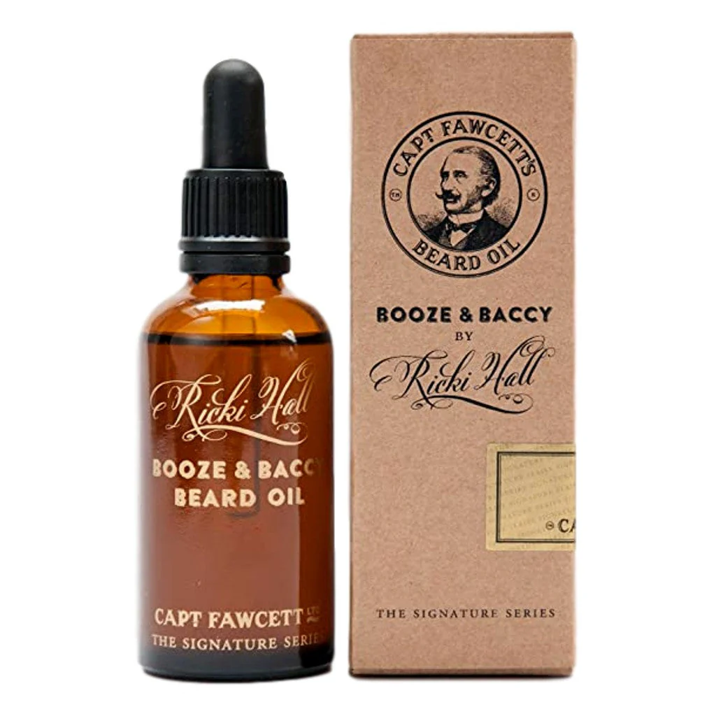 Captain Fawcett's Ricki Hall's Booze & Baccy Beard Oil 10ml