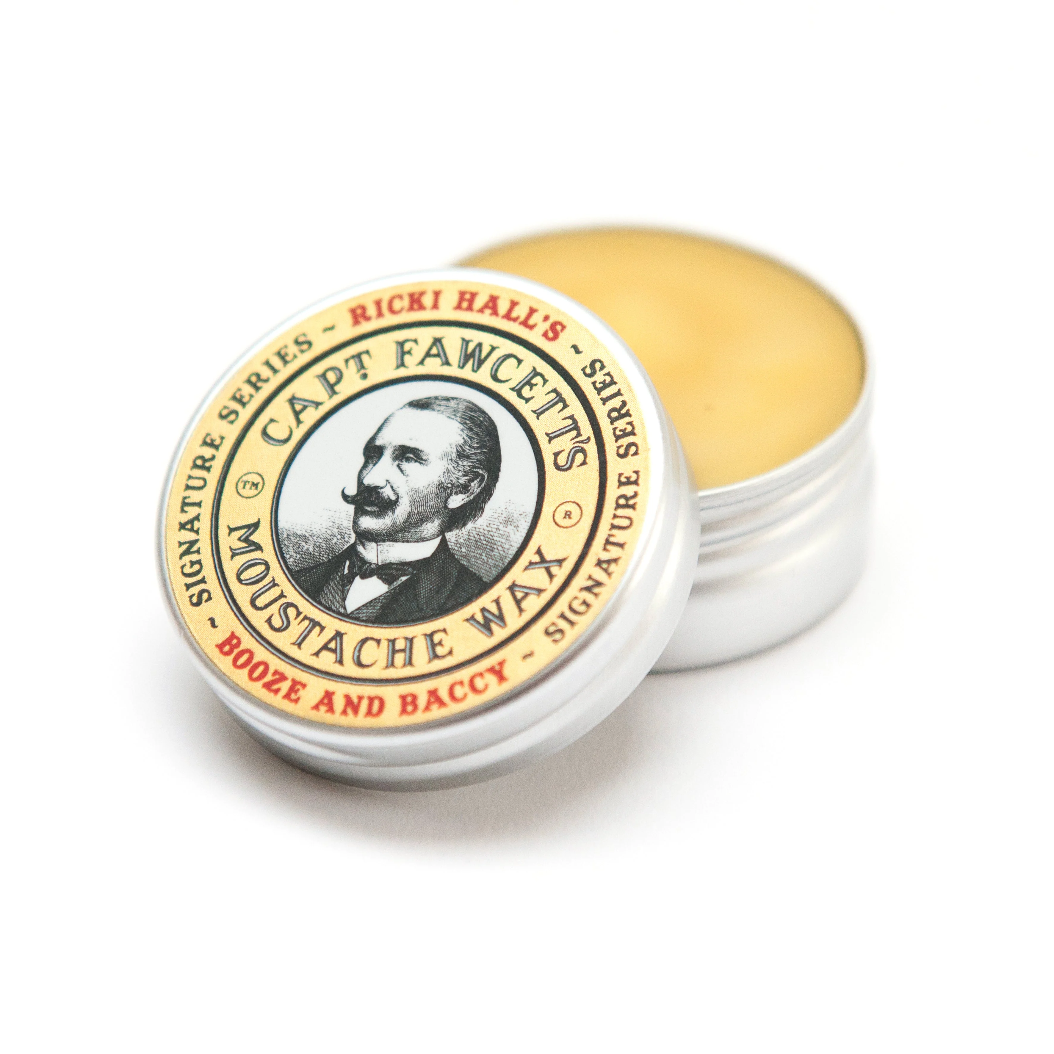 Captain Fawcett's Ricki Hall Booze & Baccy Moustache Wax 15ml