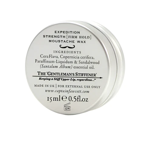 Captain Fawcett's Expedition Strength Moustache Wax 15ml - Image 3