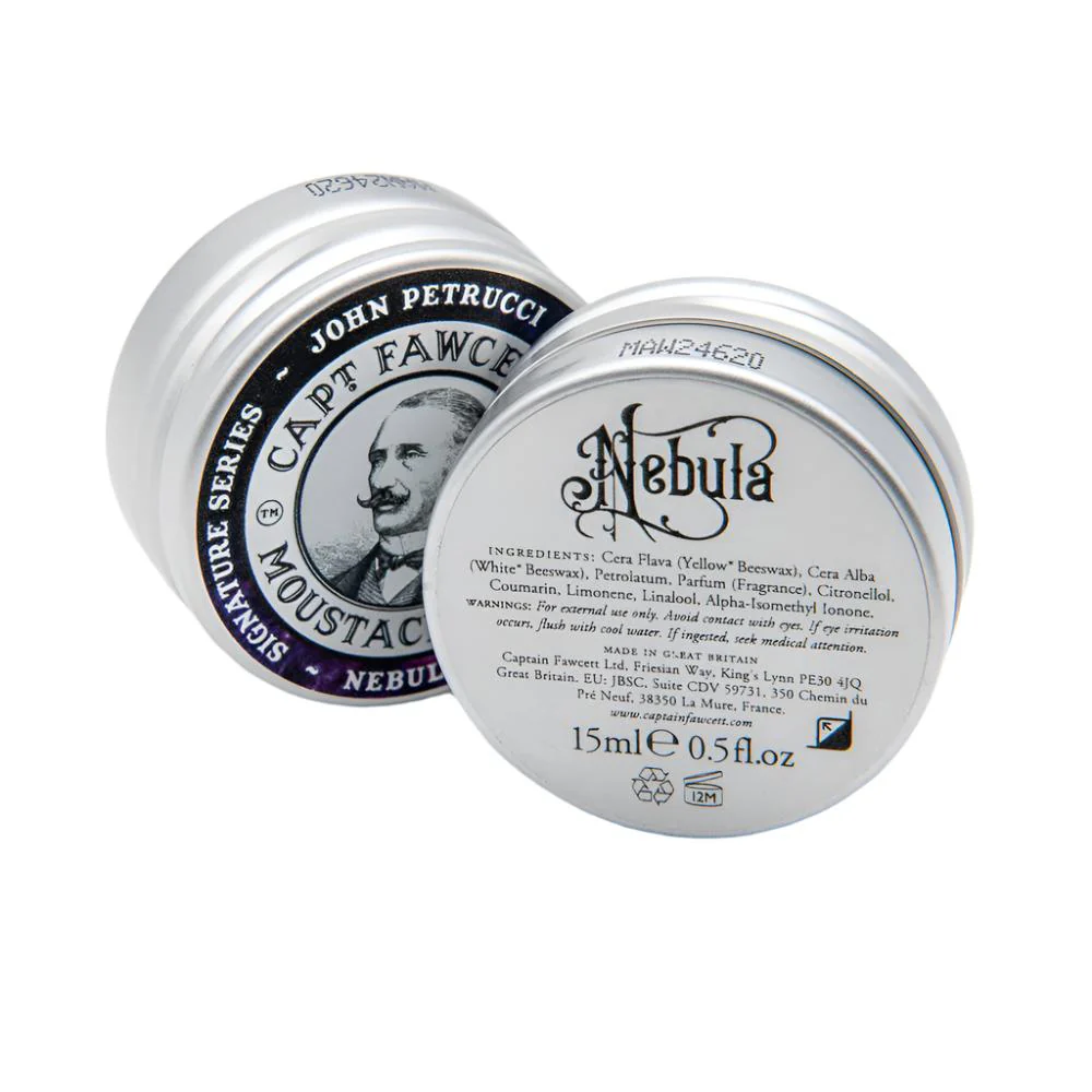 Captain Fawcett's Nebula Moustache Wax 15ml - Image 3