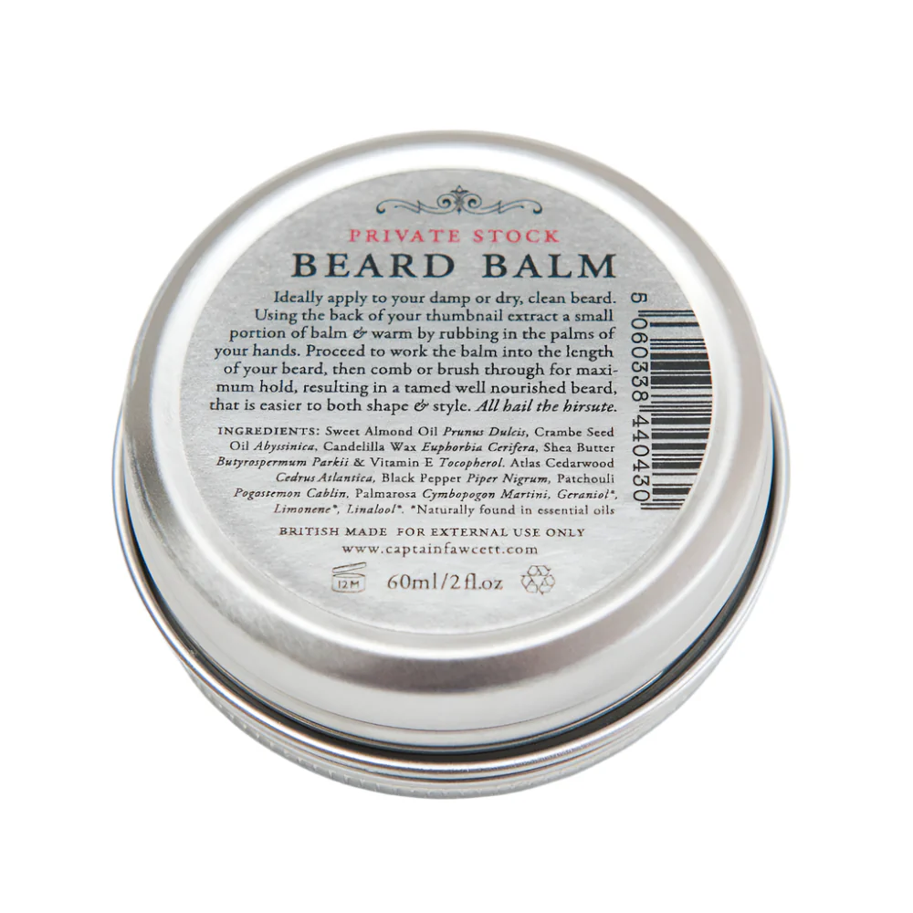 Captain Fawcett's Private Stock Beard Balm 60ml - Image 3