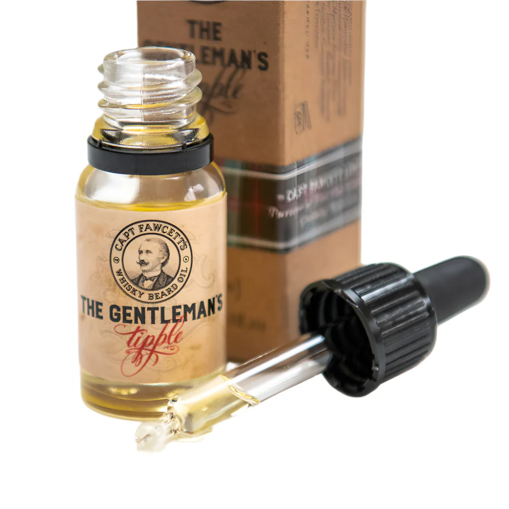 Captain Fawcett's Whisky Beard Oil 10ml Travel Sized - Image 2