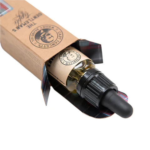 Captain Fawcett's Whisky Beard Oil 10ml Travel Sized - Image 3