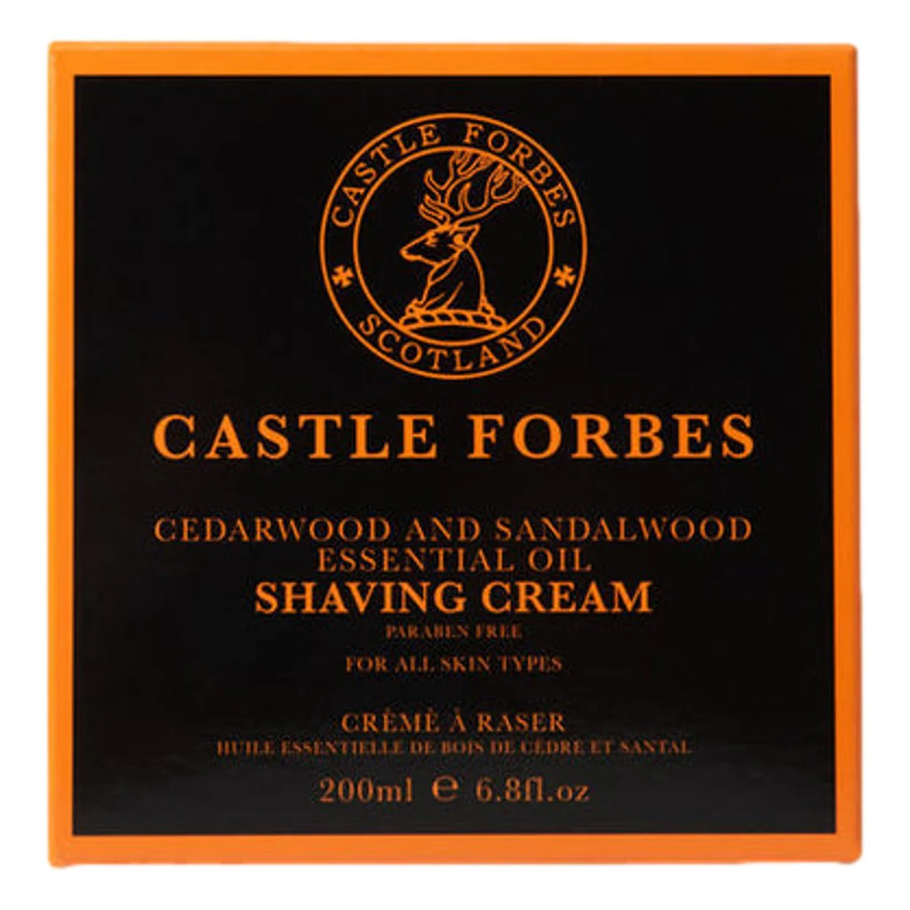 Castle Forbes Cedarwood and Sandalwood Shaving Cream 200ml