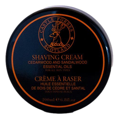 Castle Forbes Cedarwood and Sandalwood Shaving Cream 200ml - Image 3