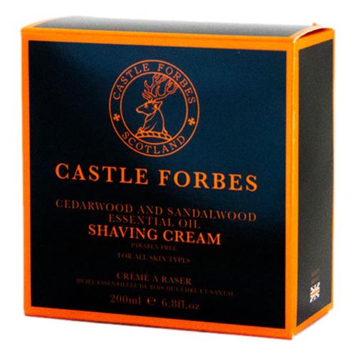 Castle Forbes Cedarwood and Sandalwood Shaving Cream 200ml - Image 4