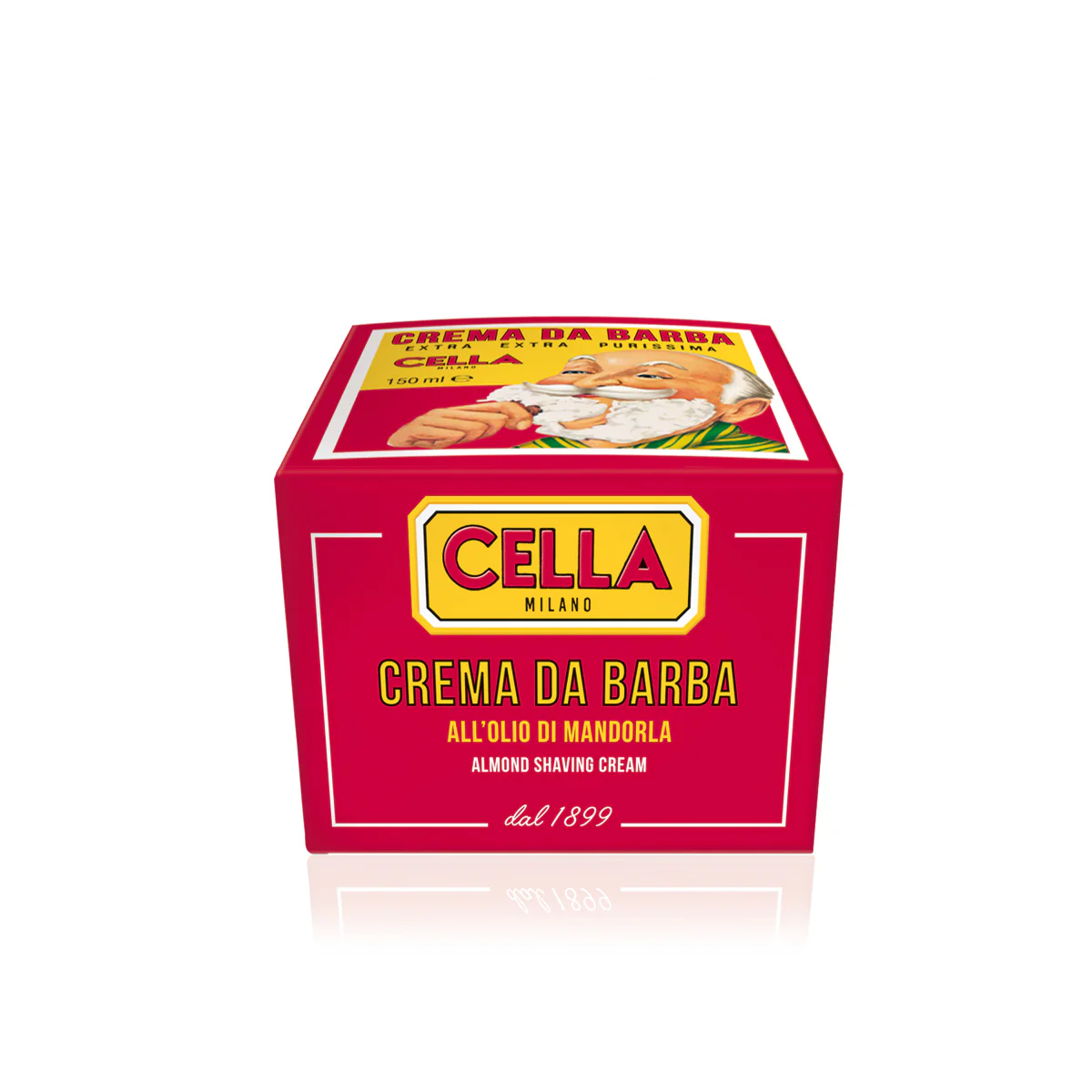 Cella Shaving Cream with Almond Oil 150ml - Image 3