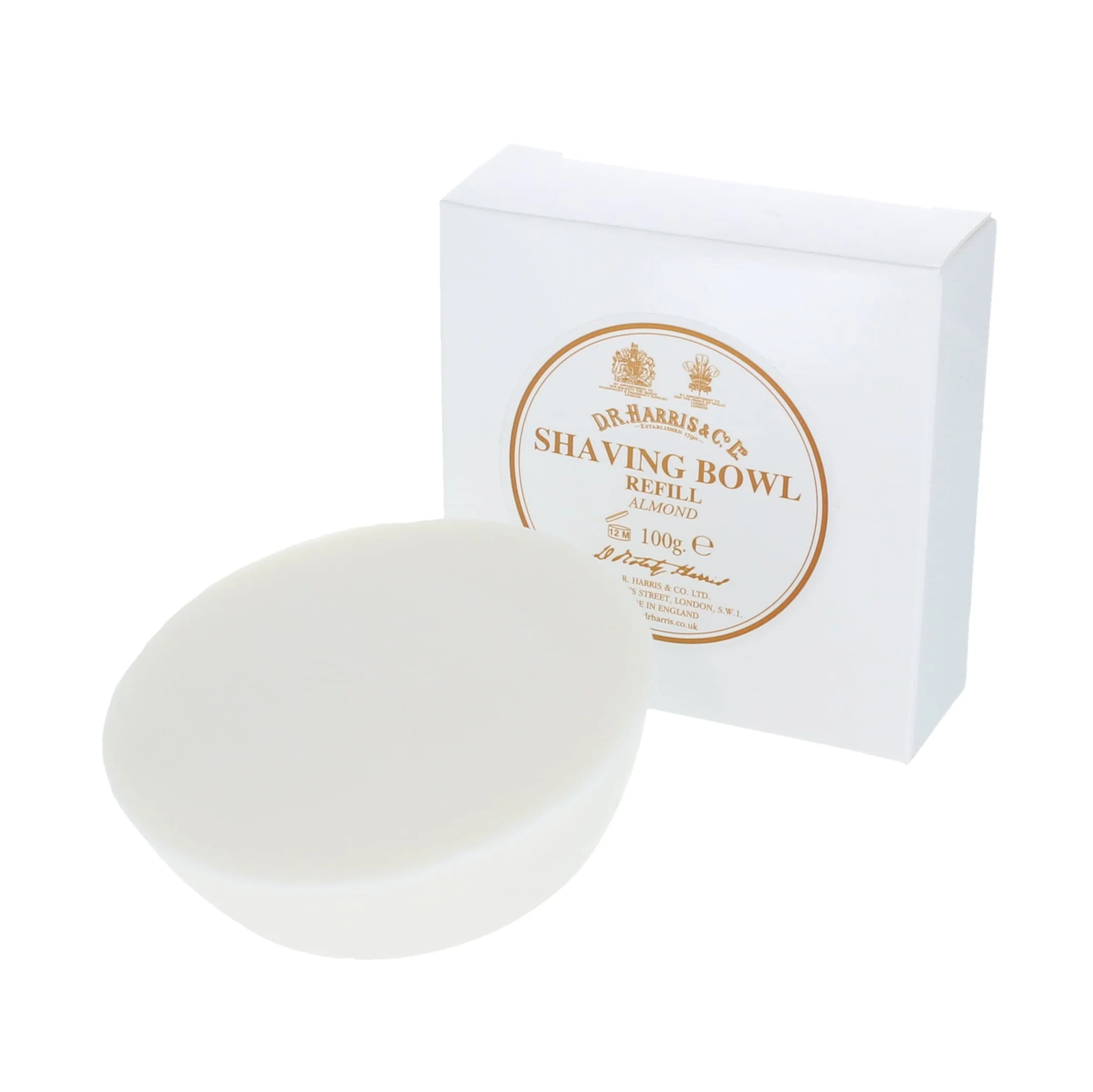 D.R. Harris Almond Shaving Soap Refill 100g