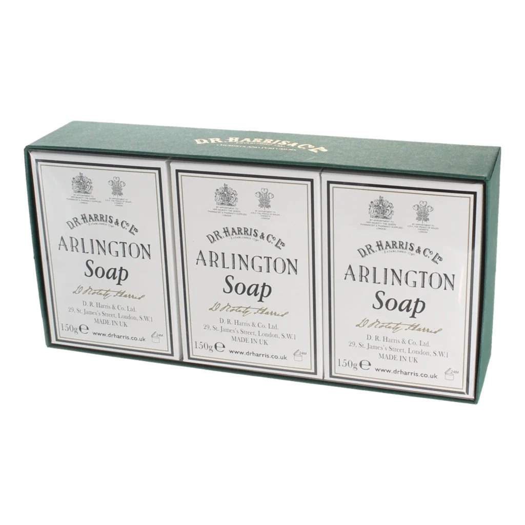 D.R. Harris Arlington Bath Soap 3 Pack