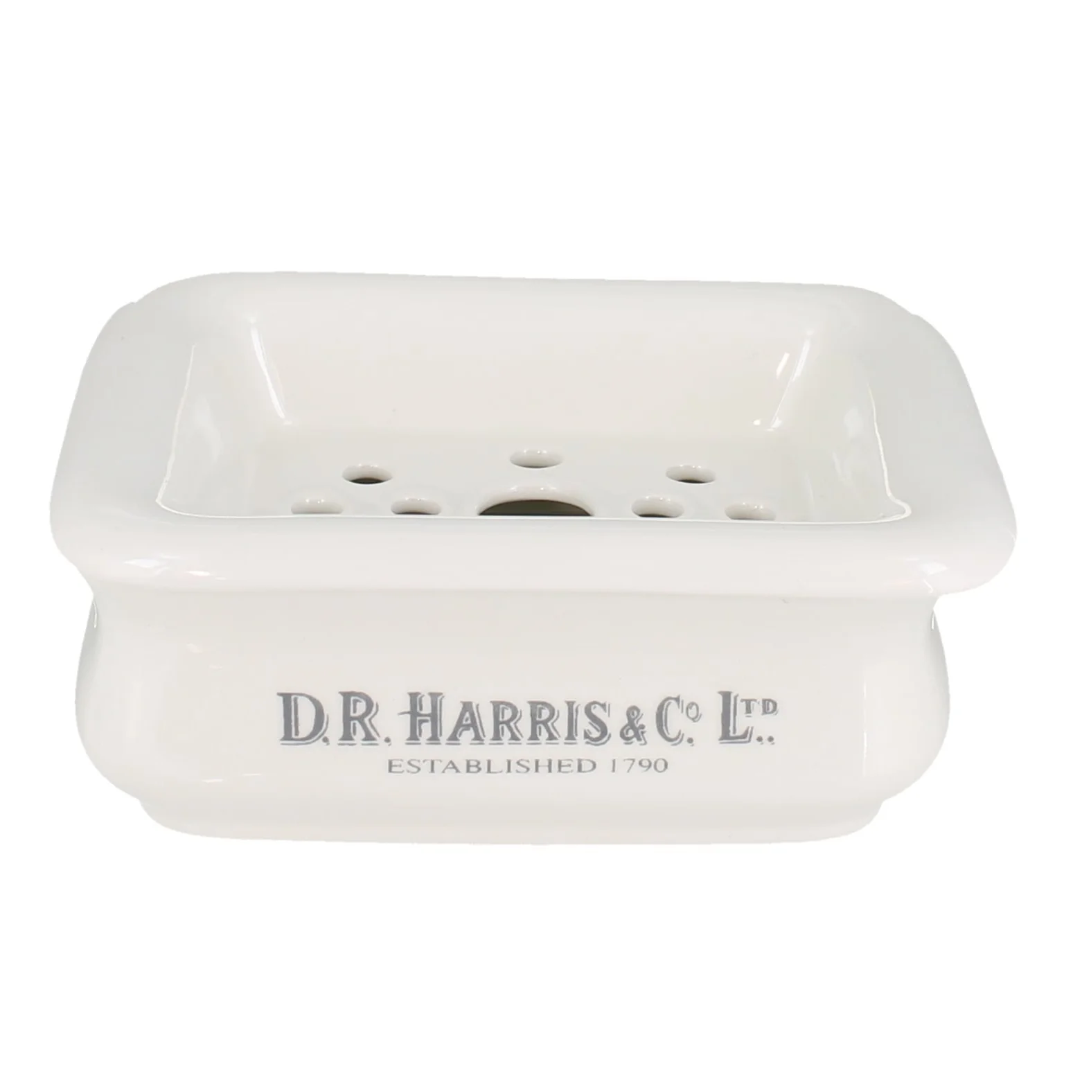 D.R. Harris Earthenware Two Piece Soap Dish