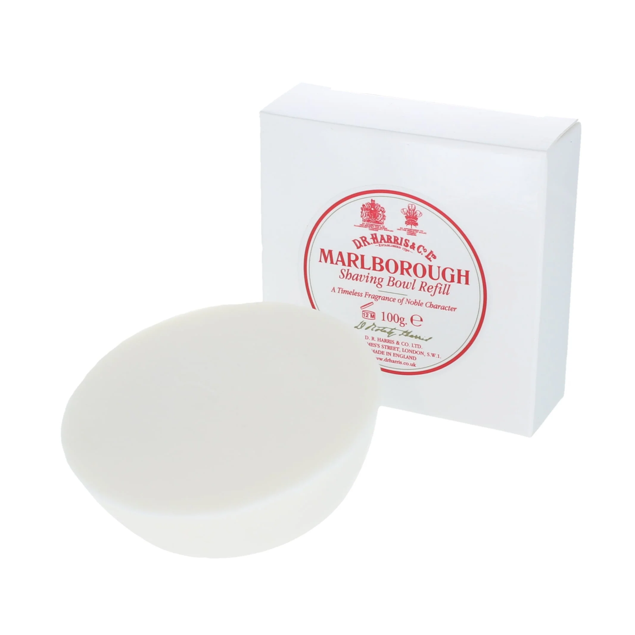 D.R. Harris Marlborough Shaving Soap Refill 100g