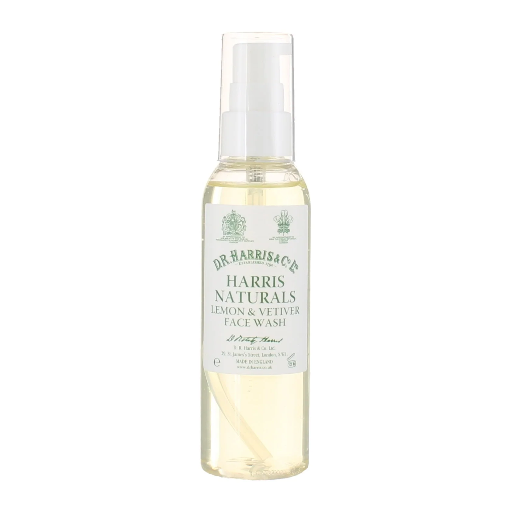 D.R. Harris Naturals Lemon and Vetiver Face Wash