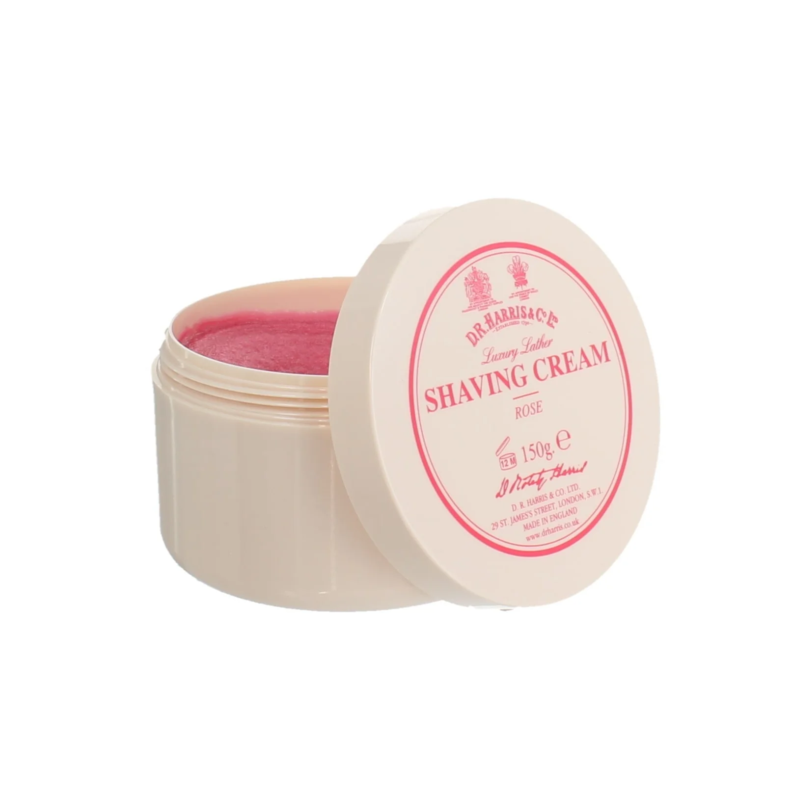 D.R. Harris Rose Shaving Cream Bowl 150g