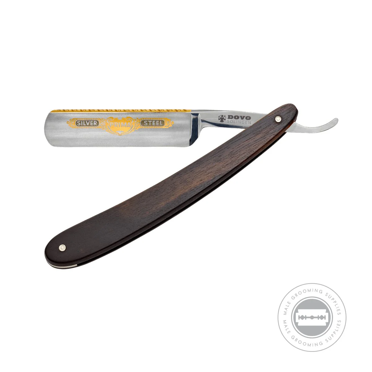 Dovo Prima Silver Steel Straight Razor 5/8"