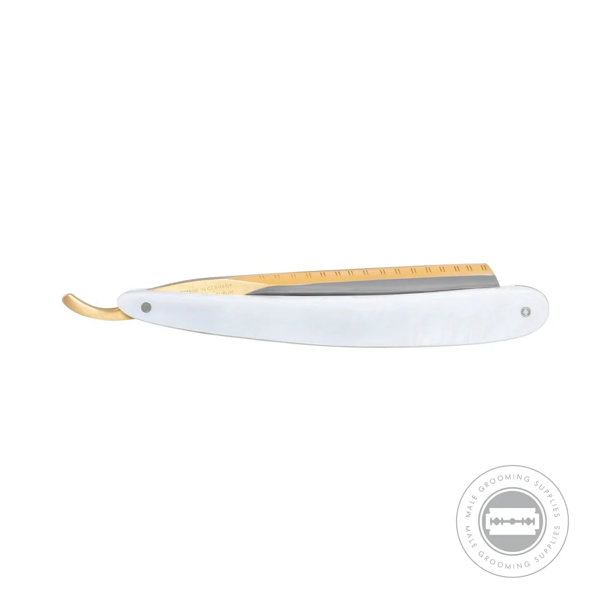 Dovo 'Bismarck' Mother of Pearl Straight Razor 6/8" - Image 4