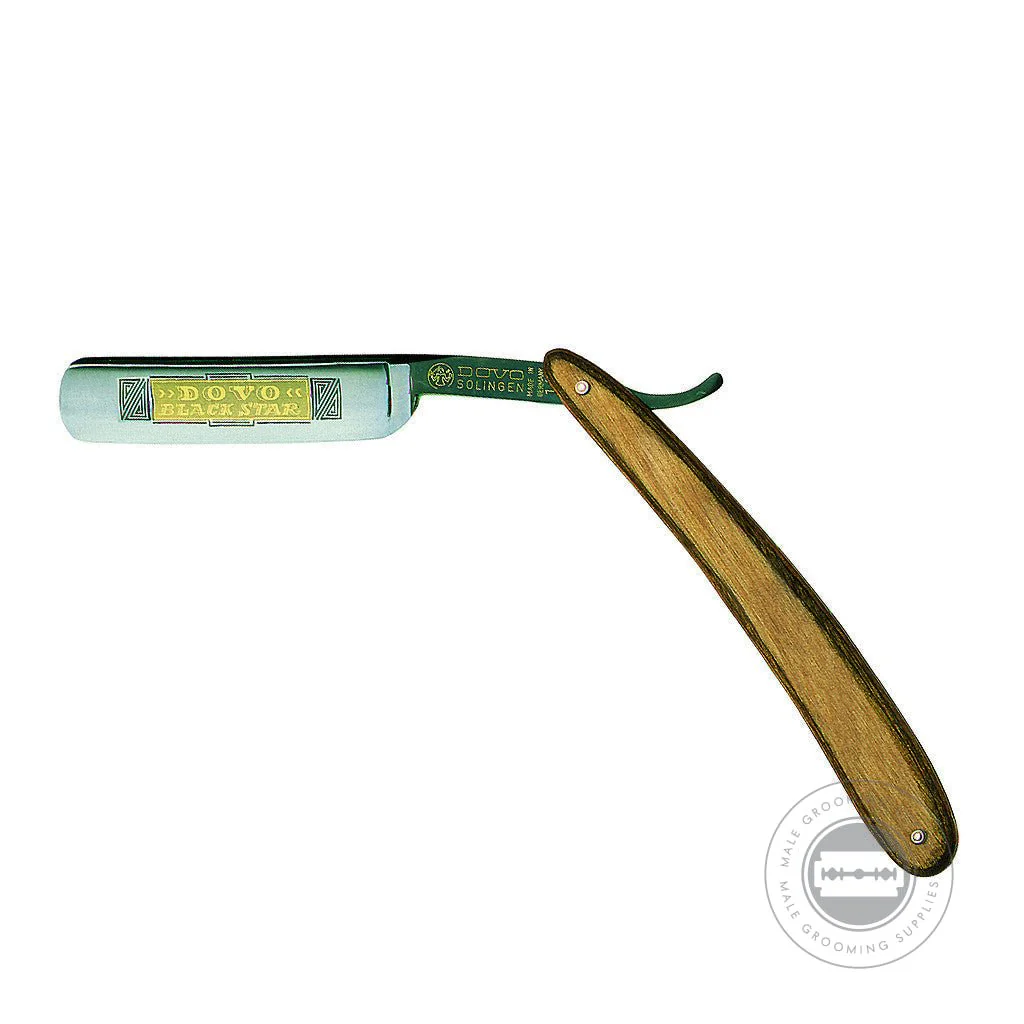 Dovo 'Black Star' Pakkawood Straight Razor 5/8"