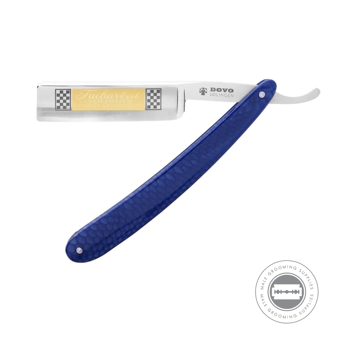 Dovo Facharbeit Blue Straight Razor 6/8"