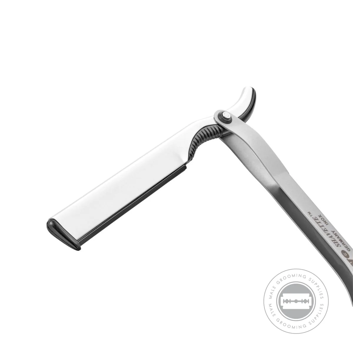 Dovo Polished Stainless Steel Shavette - Image 3