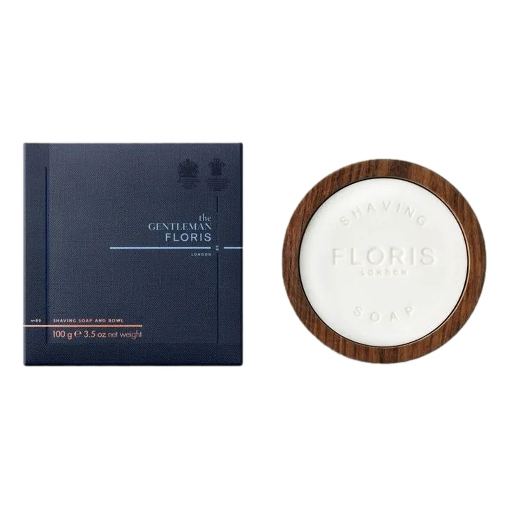 Floris No.89 Shaving Soap In A Wooden Bowl 100g - Image 6