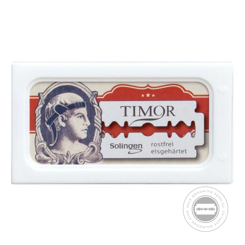 G&F Timor® Safety Razor 1920 with Padouk Wood Handle 100mm - Image 4