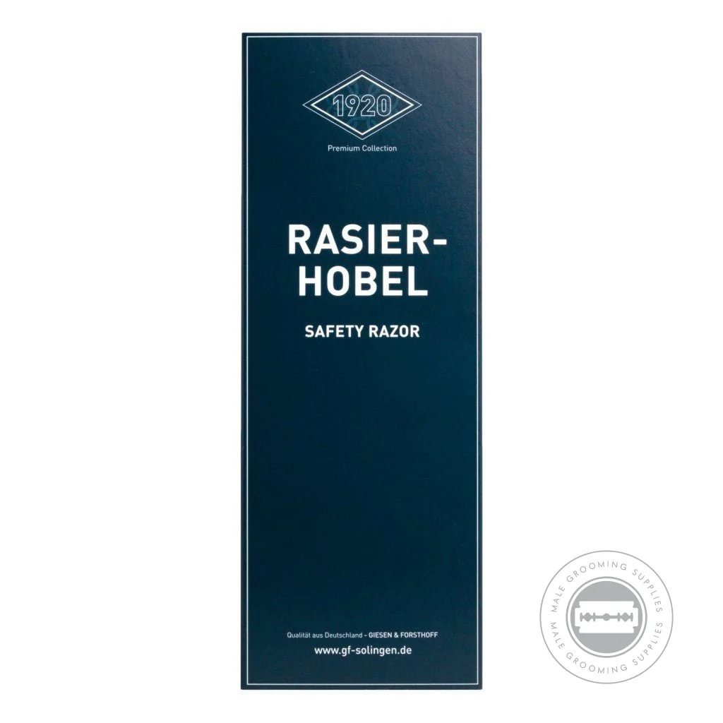 G&F Timor® Safety Razor 1920 with Short Stainless Steel Handle 80mm - Image 7