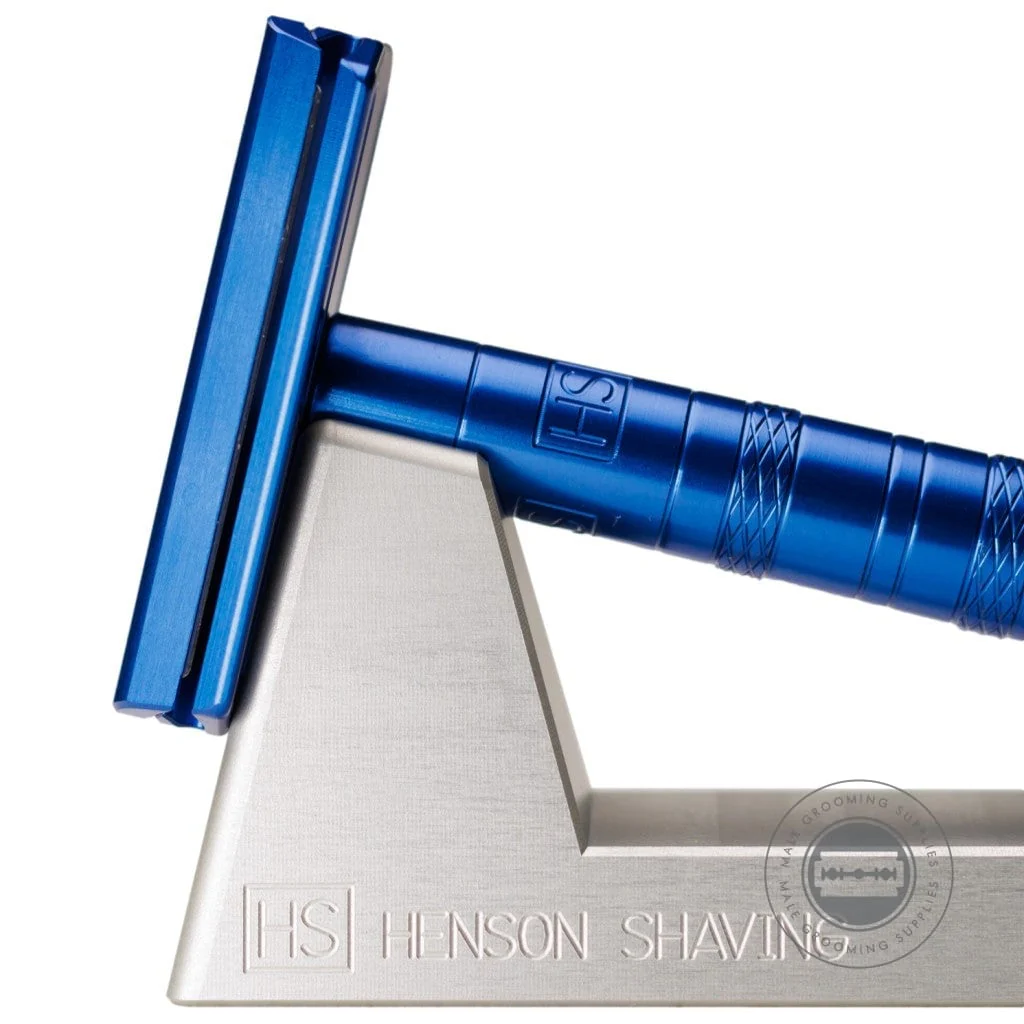 Henson AL13 Safety Razor V2.0 - Steel Blue - Image 4