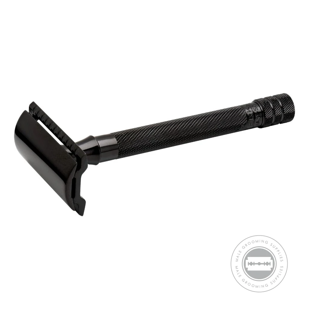 Merkur Extra Long Handle Black Double Edge Razor 23011 - Image 3