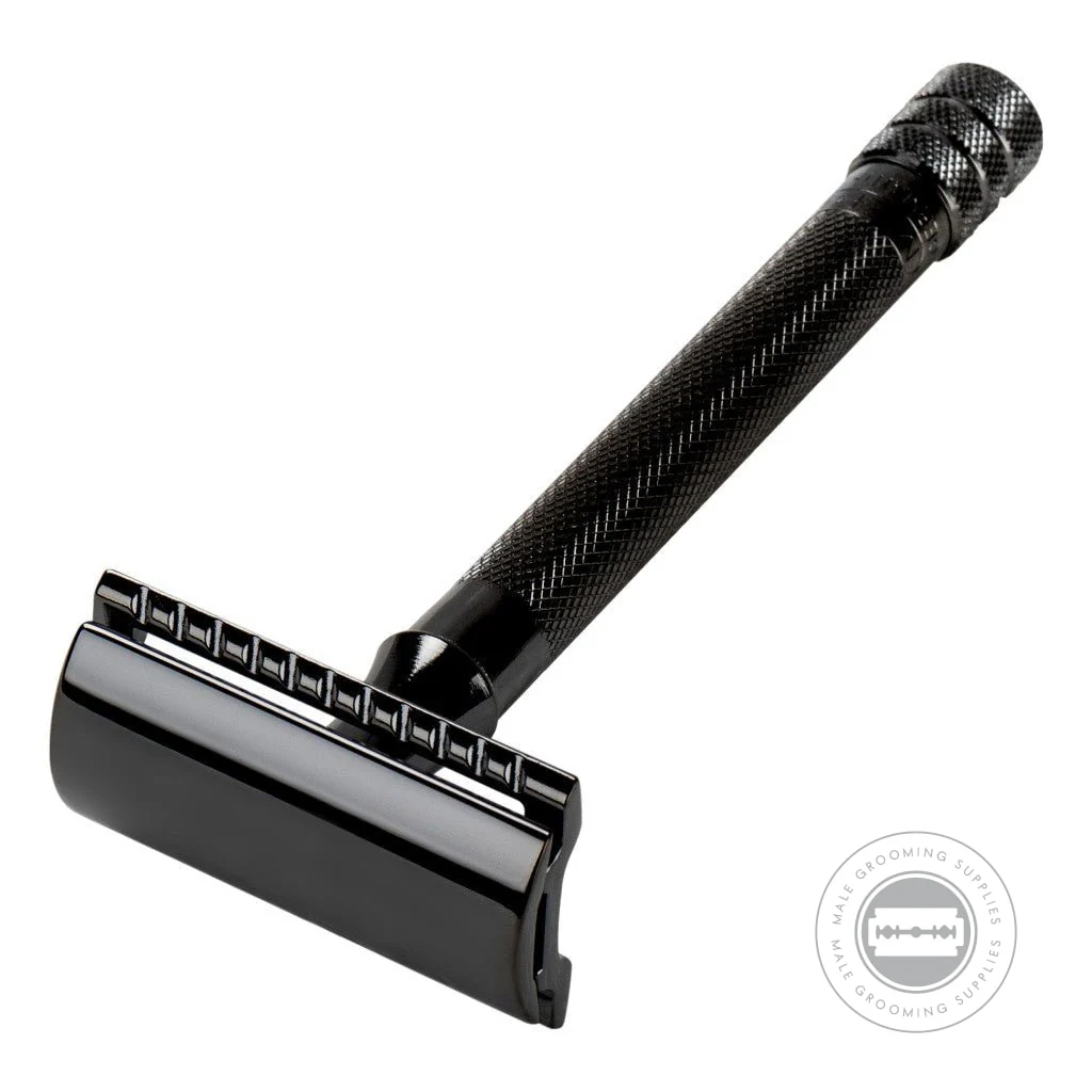 Merkur Extra Long Handle Black Double Edge Razor 23011 - Image 5