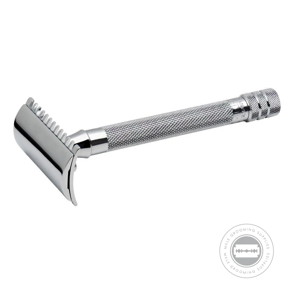 Merkur Long Handled Open Comb Double Edge Safety Razor 25001 - Image 3