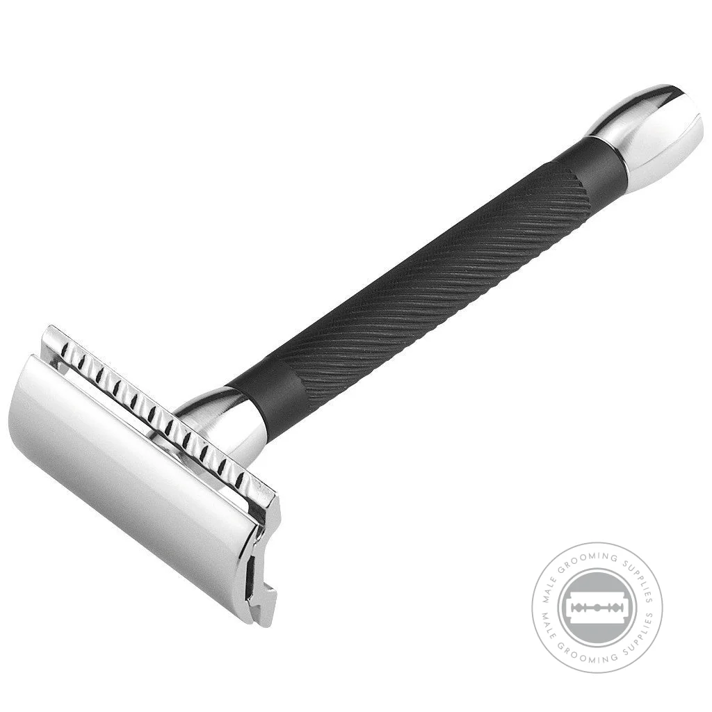 Merkur 3-Piece Black & Chrome Shaving Set - Image 4