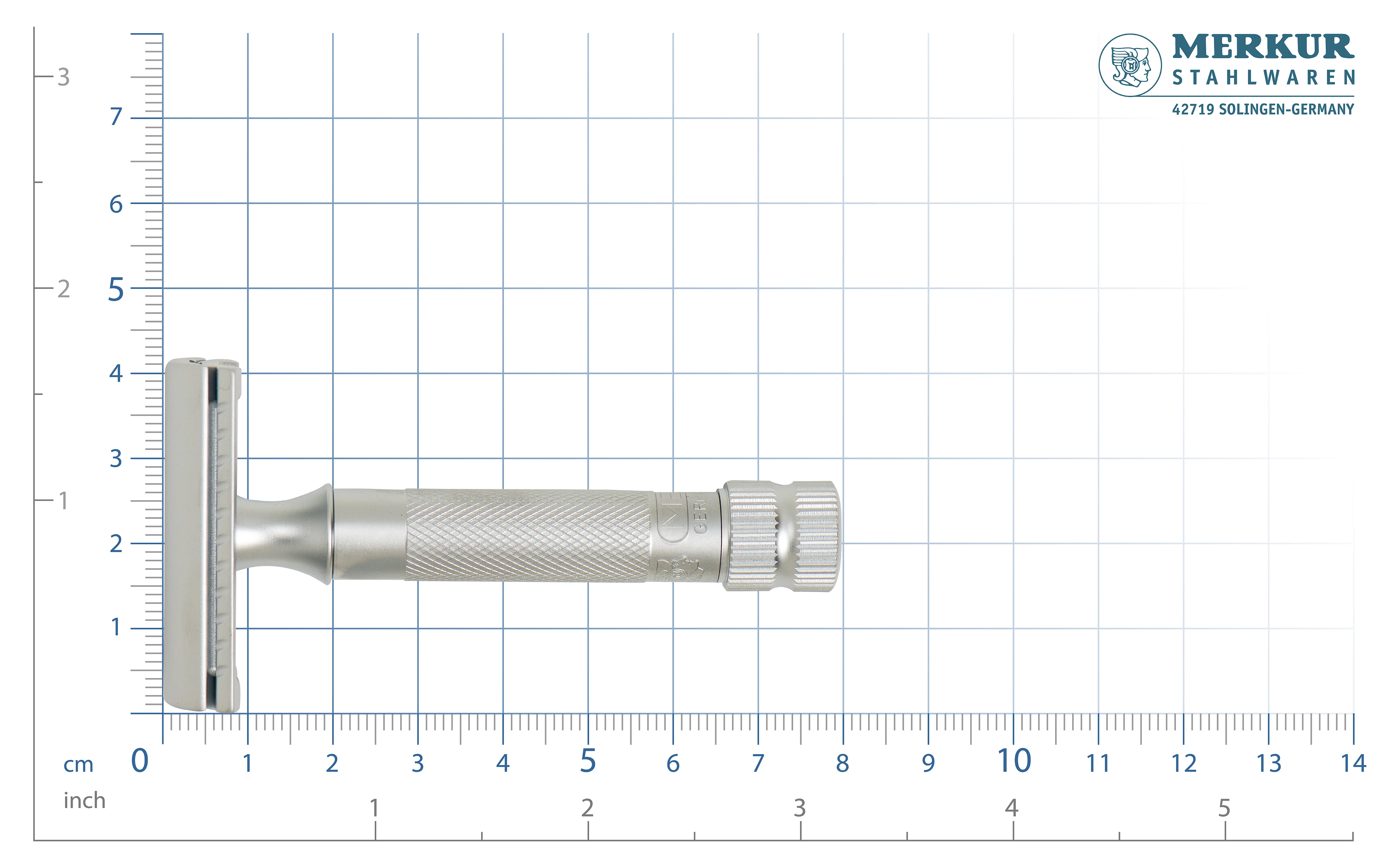 Merkur 34C Matt Chrome Safety Razor - Image 4