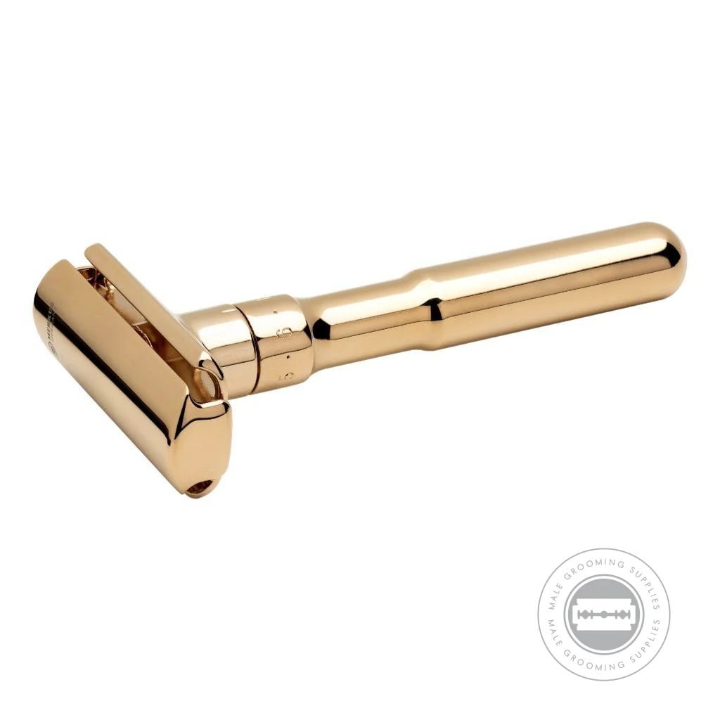 Merkur FUTUR Gold Plated Adjustable Double Edge Safety Razor - Image 3