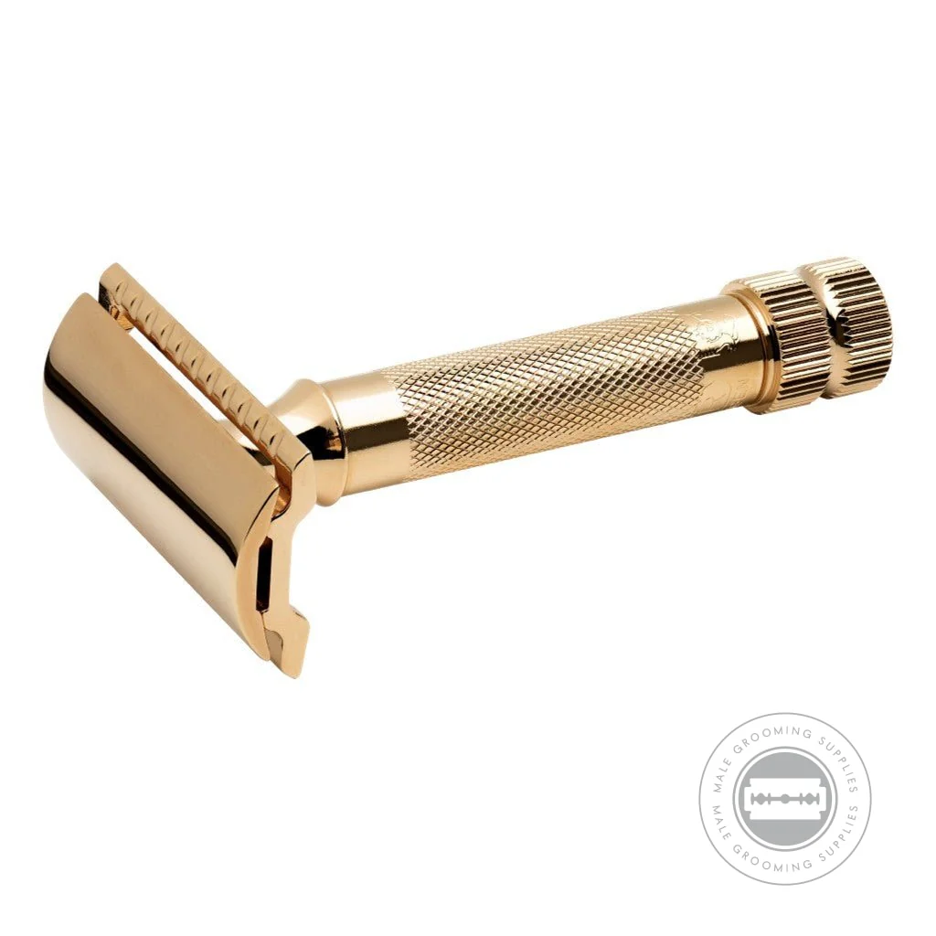 Merkur 34G 24k Gold-Plated HD Safety Razor 34003 - Image 2