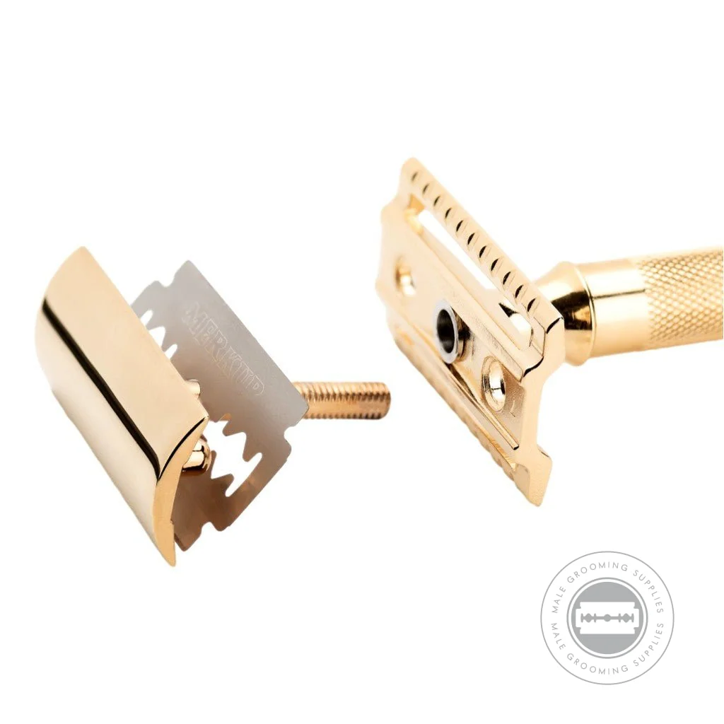 Merkur 34G 24k Gold-Plated HD Safety Razor 34003 - Image 4