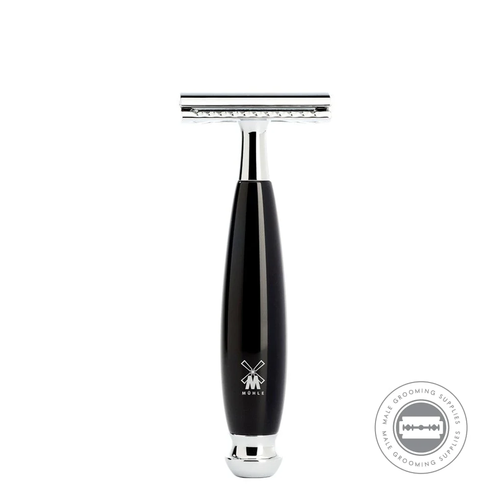 Muhle VIVO Black Resin Closed Comb Safety Razor
