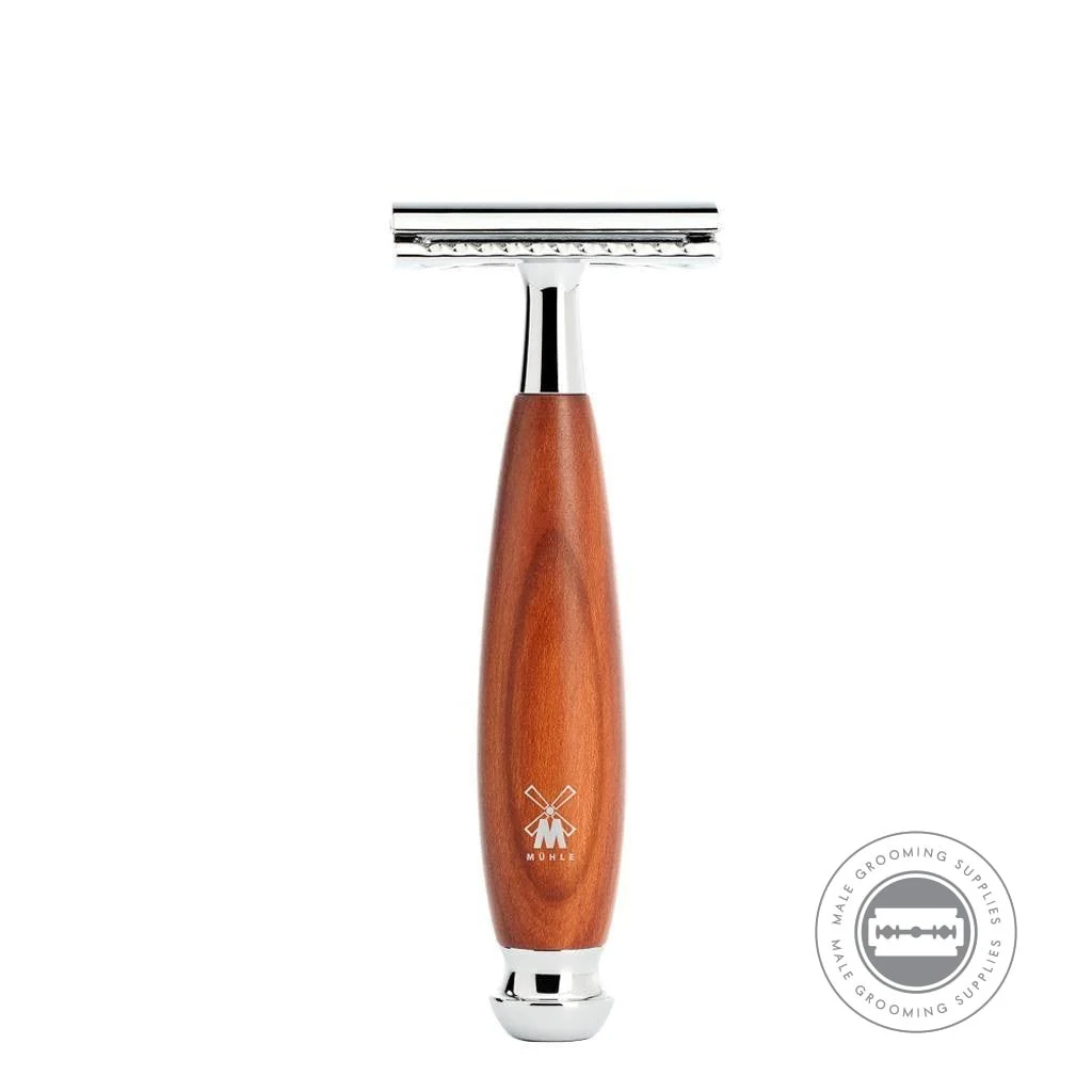 Muhle VIVO Plum Wood Closed Comb Safety Razor