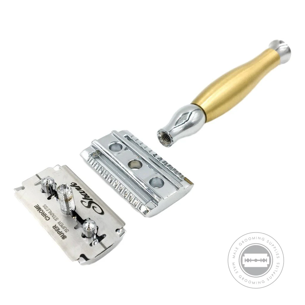Parker 48R Gold Tone Safety Razor - Image 2