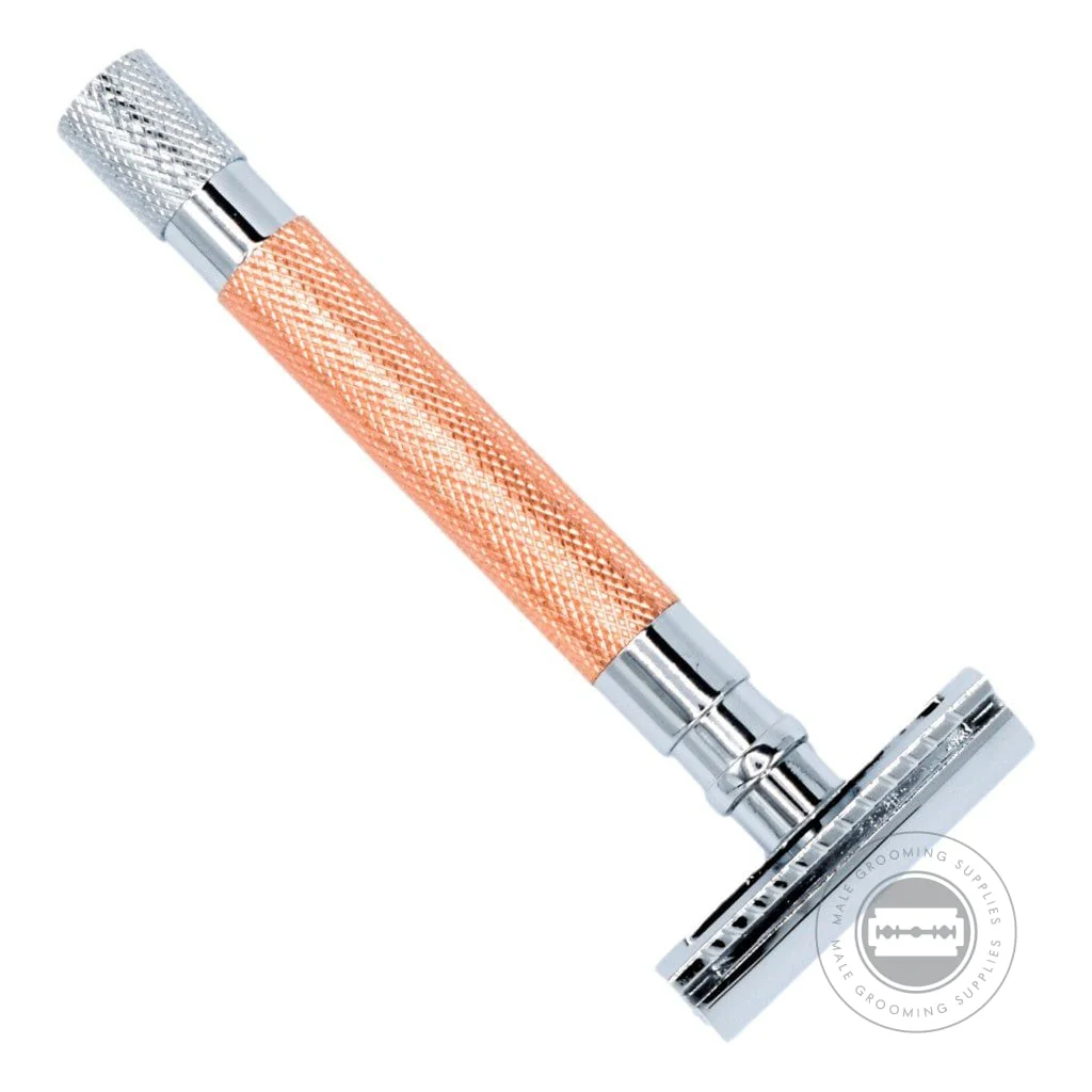 Parker 56R-RG Heavyweight Safety Razor - Rose Gold