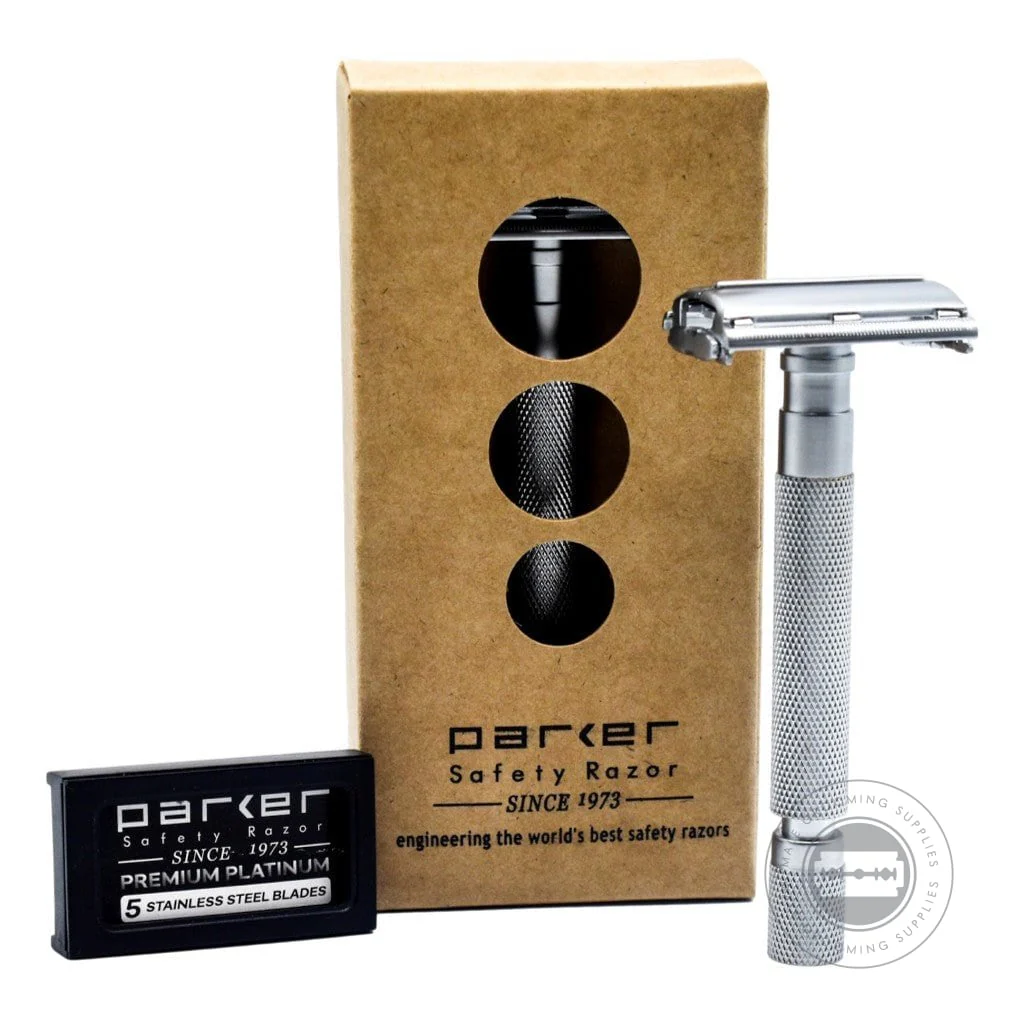 Parker 74R Satin Chrome Butterfly Safety Razor - Image 2