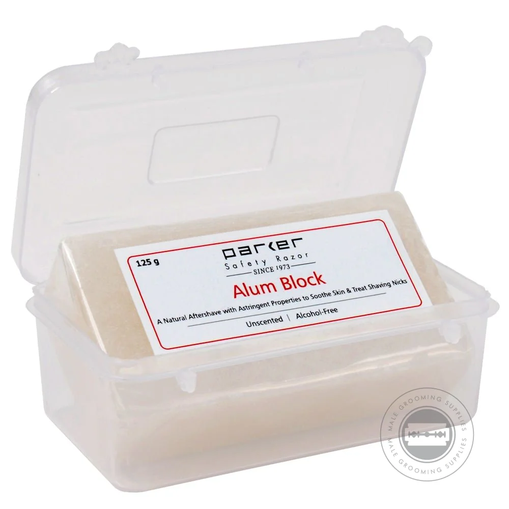 Parker Alum Block in Plastic Case 125g