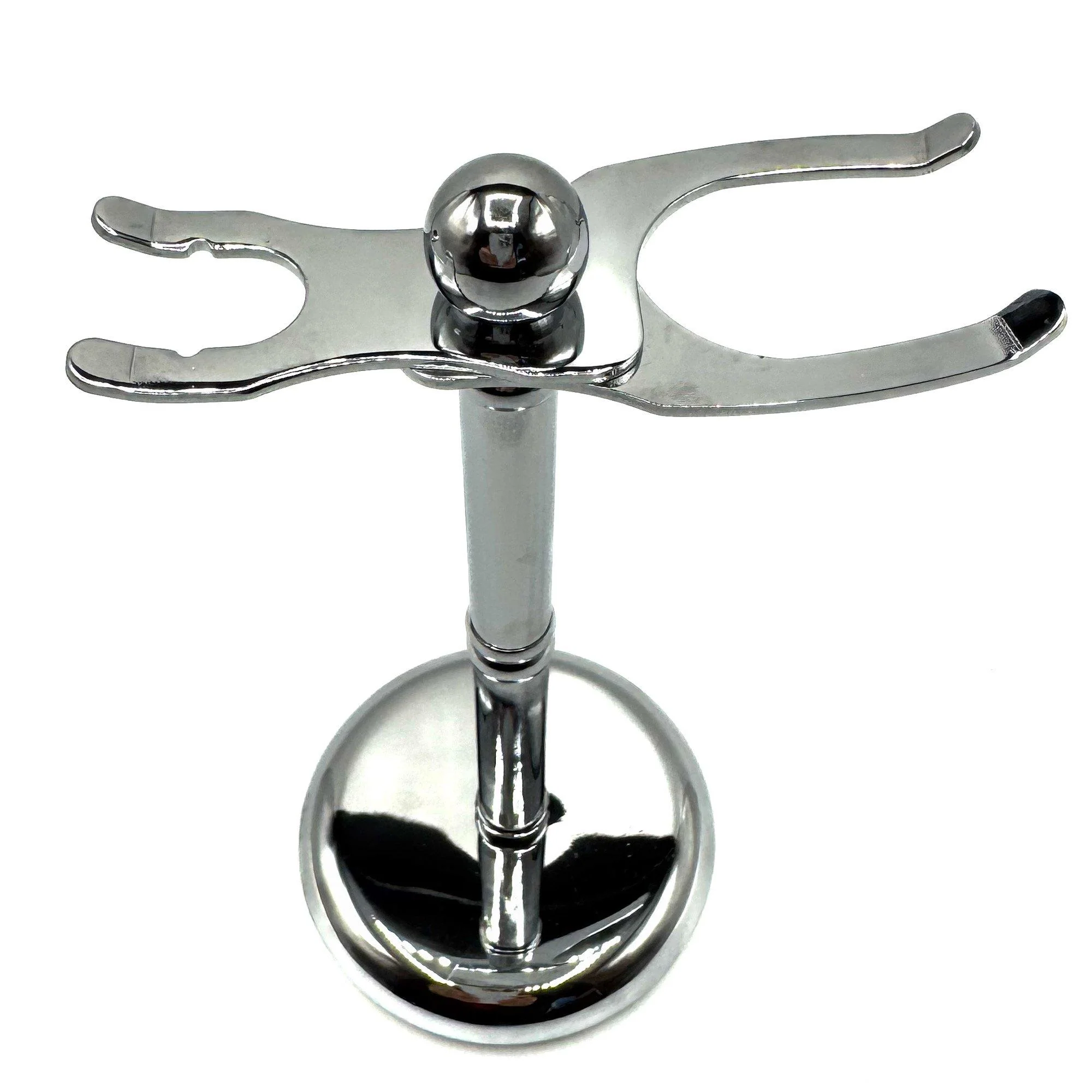 Parker Deluxe ADJUSTABLE Chrome Safety Razor & Shave Brush Stand - Image 3