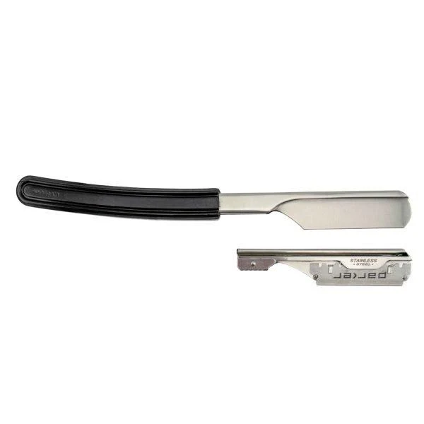 Parker Director CH Non-Folding Barber Razor – Chrome Japanese Shavette - Image 2