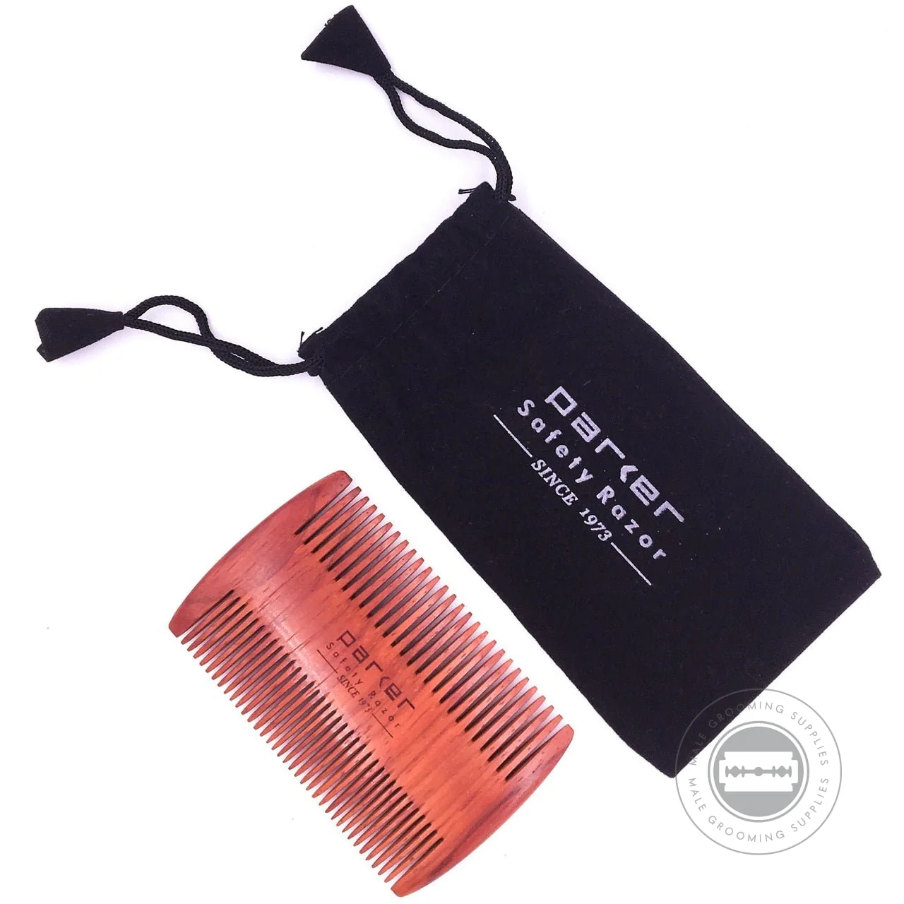 Parker Double-Sided Rosewood Beard Comb - Image 2