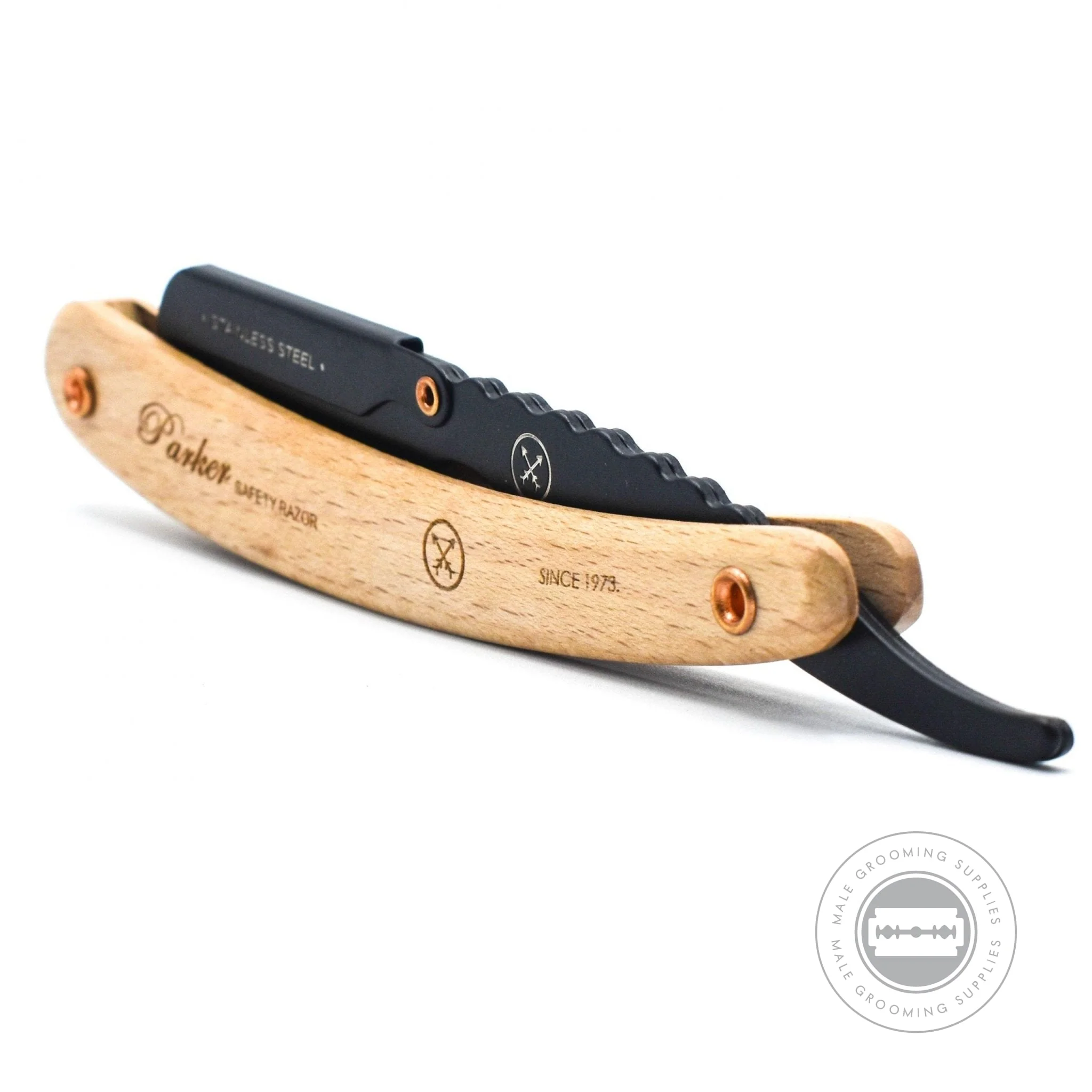 Parker SRPBA Premium Pine Wood Barber Razor - Image 3