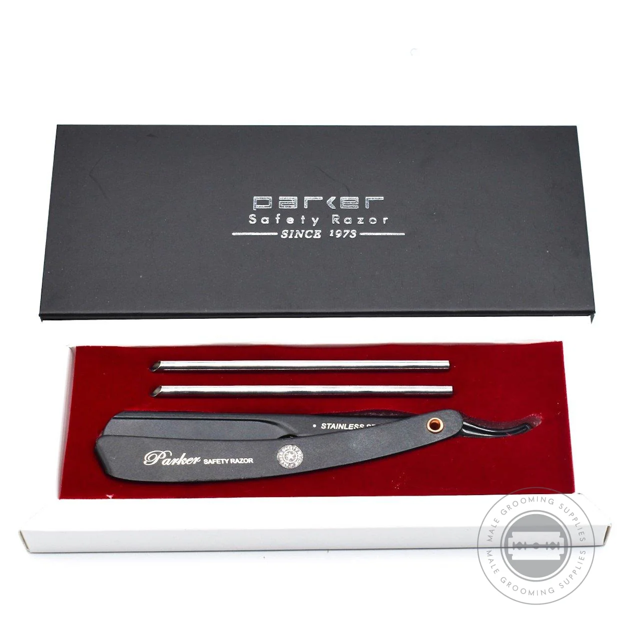Parker PTABK Stainless Steel Adjustable Barber Razor - Image 3