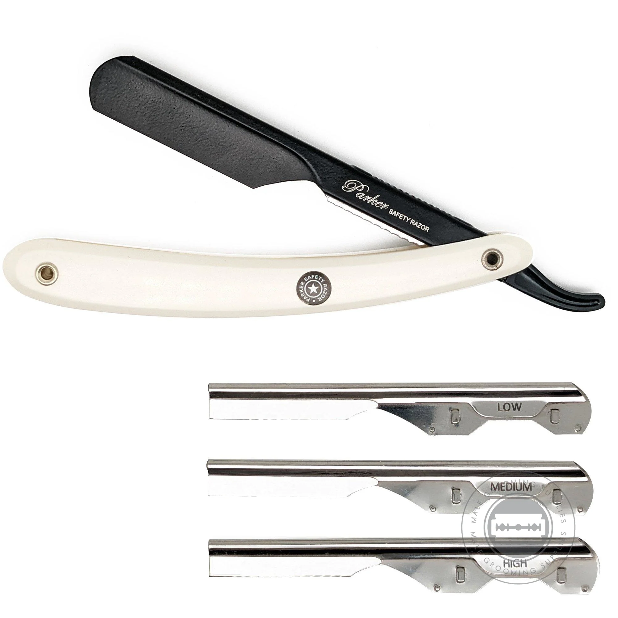 Parker PTAWH Adjustable Barber Razor