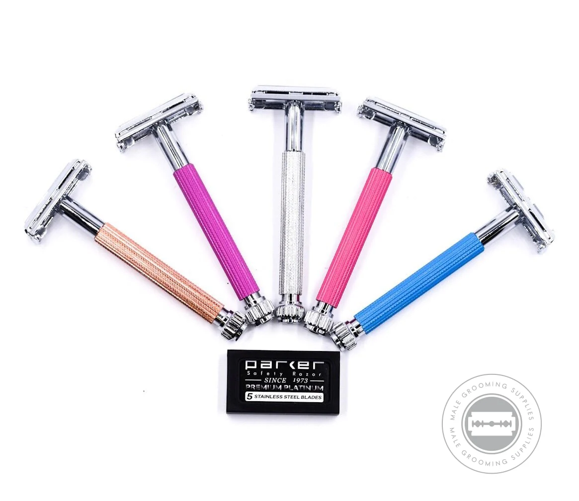 Parker 29L Unisex Butterfly Open Chrome Razor