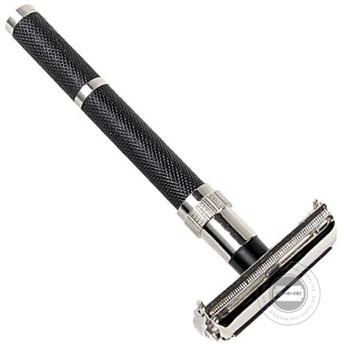 Parker 96R Black and Chrome Butterfly Safety Razor