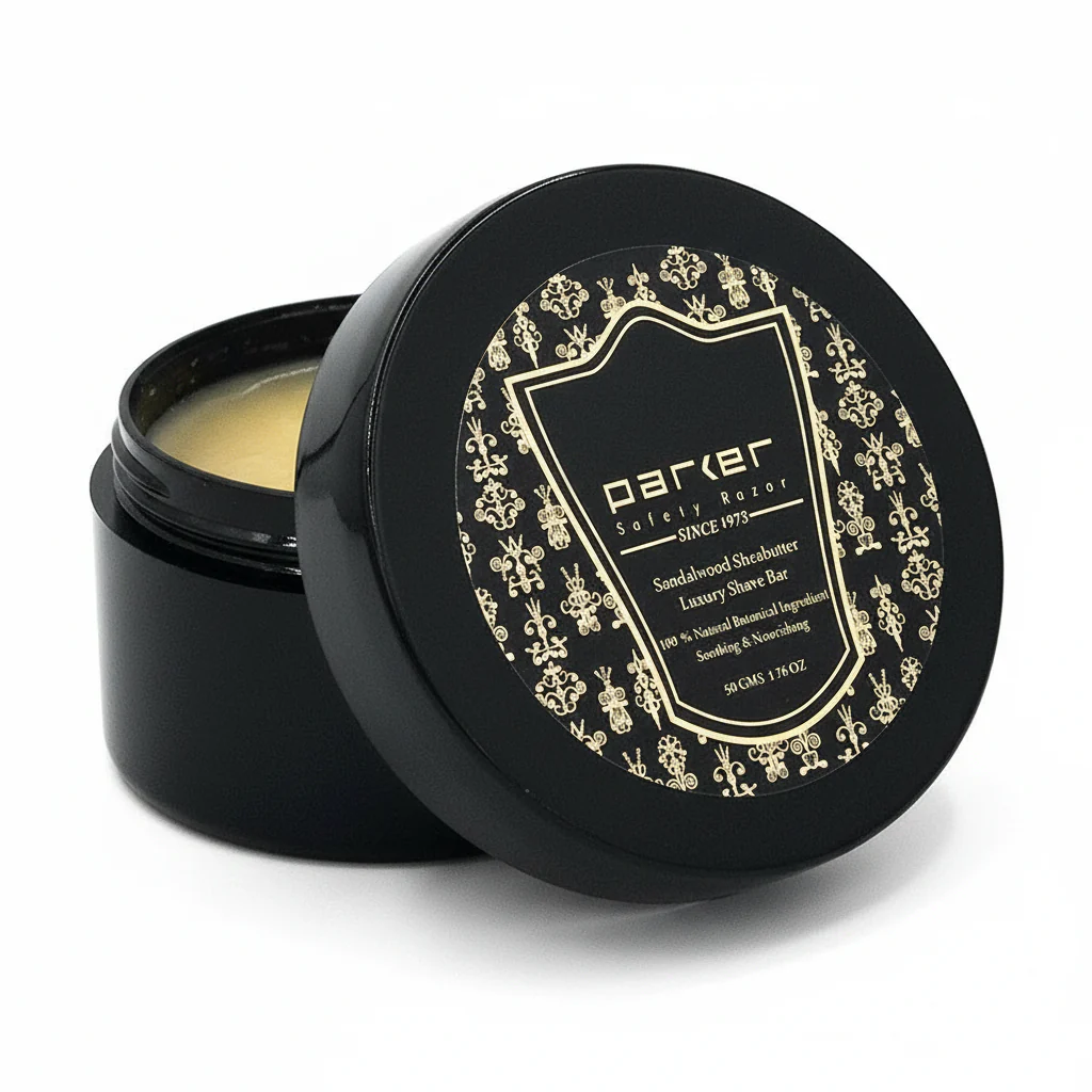 Parker Sandalwood & Shea Butter Travel Shave Soap 50g